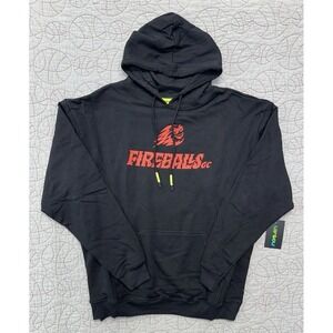 NWT LIV Golf League Fireballs GC Black Red Logo Hoodie / Men’s XL